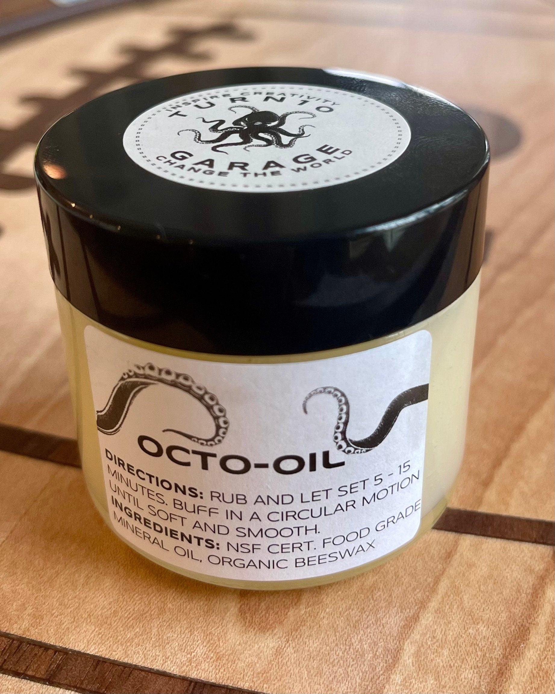 Octo-Oil all natural mineral oil with beeswax